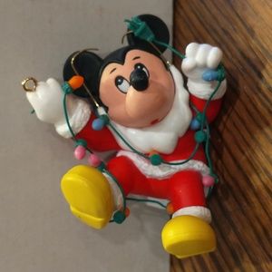 Vintage Mickey Mouse Christmas Ornament by Grolier